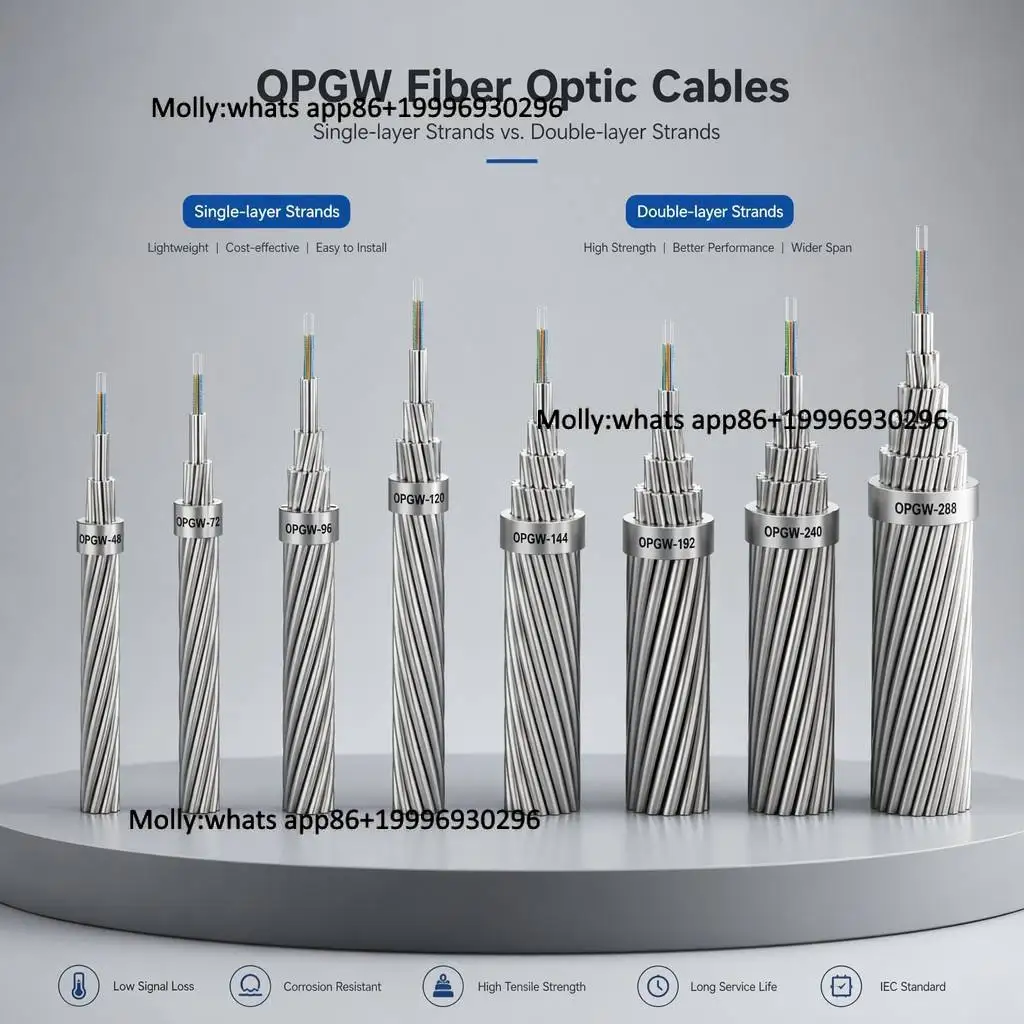 Dual Function OPGW Cable for Lightning Protection and High-Speed Communication in Long Span Projects