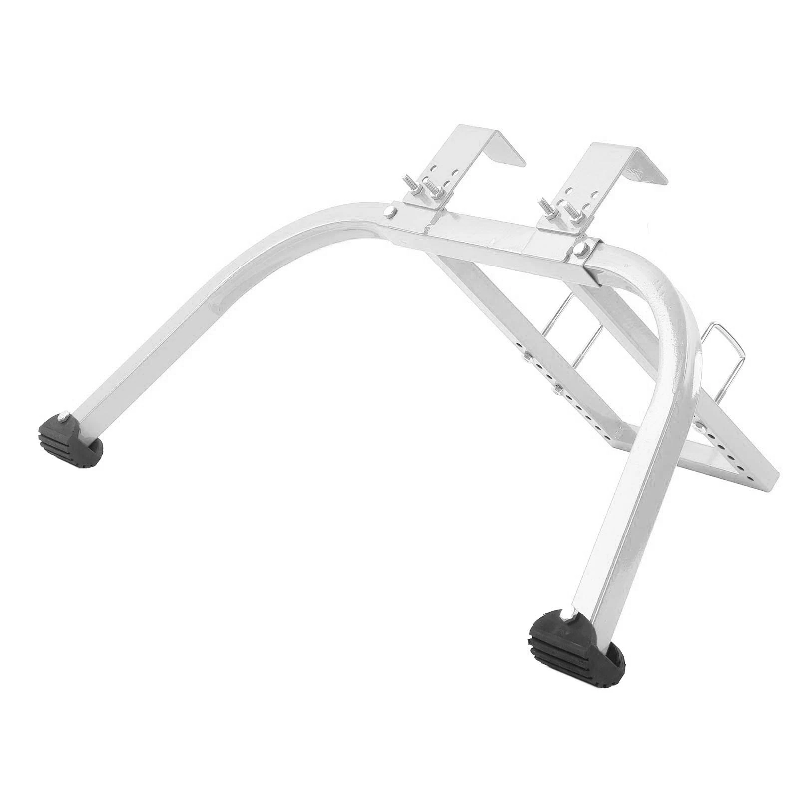Ladder Stabilizer Steel Ladder Roof Hook Wing Span Standoff for Climbing Painting Silver Gray