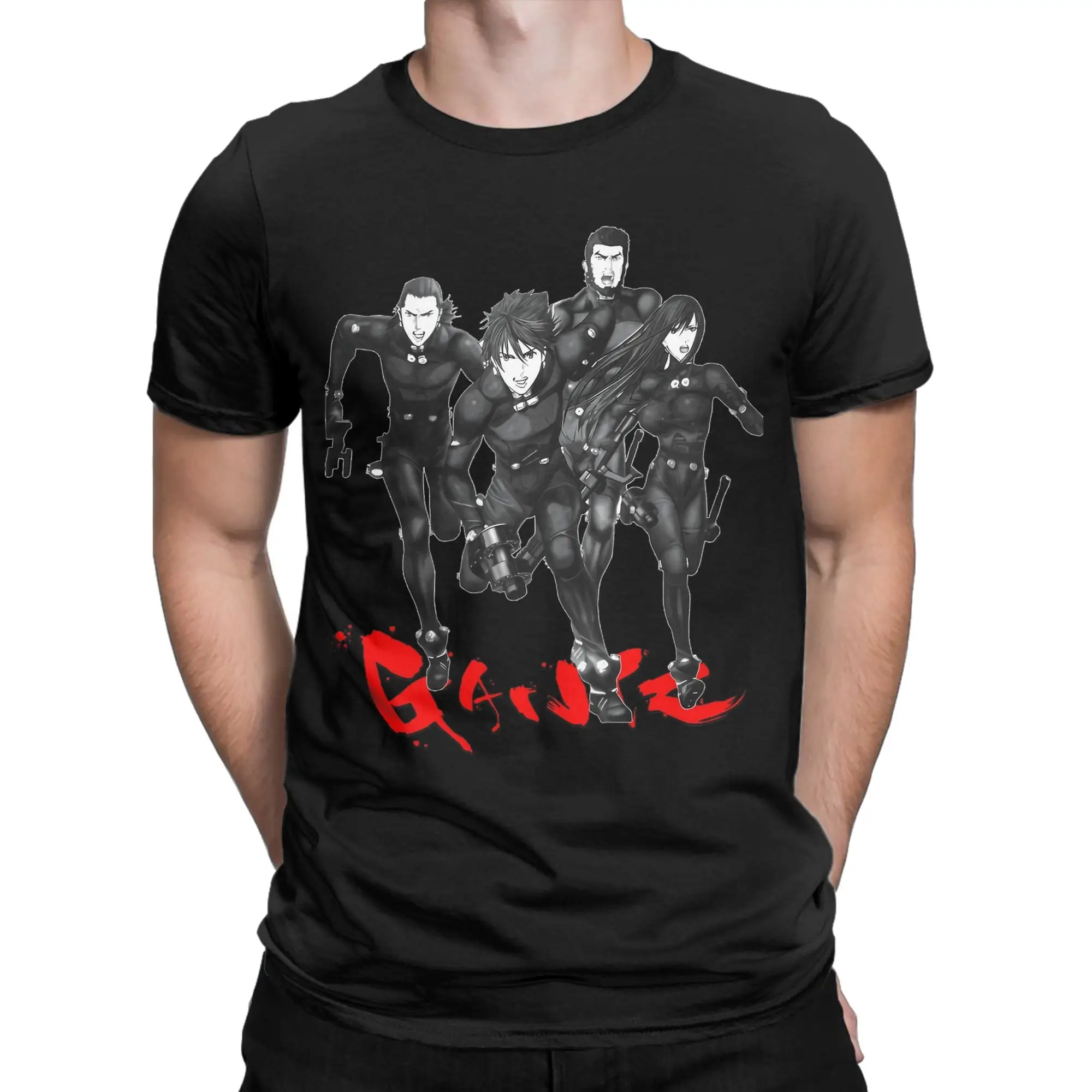 GANTZ The Ultimate Showdown Tee Shirt for Men Women Graphic Printed T Shirts  100% Cotton Clothes
