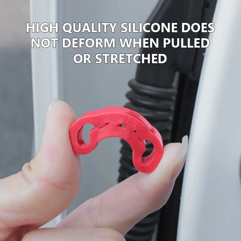4pcs Car Door Shock Absorber Universal Car Door Buckle Soundproof Deadener Damper Cushion Anti-Vibration Buffer Pad 2026 New