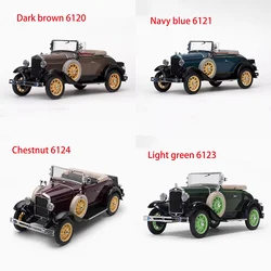 Diecast 1/18 Scale 1931 A Vintage Car Convertible Alloy Car Model 6120 Collection Souvenir Holiday Gift Static Display