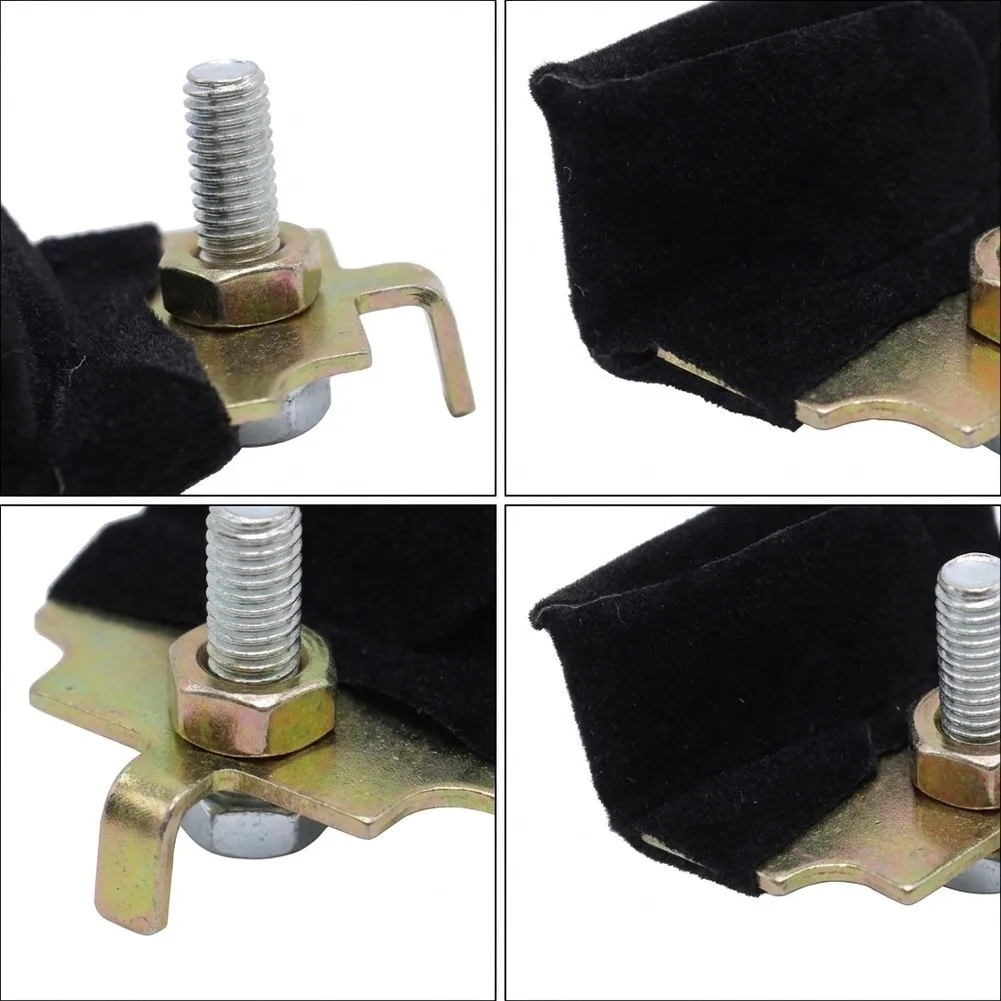 ABS Anti-Rattle Cushion Pads for Corvette Door 1969-1996 4 Piece Kit Targeting Glass Movement and Seal Consistency