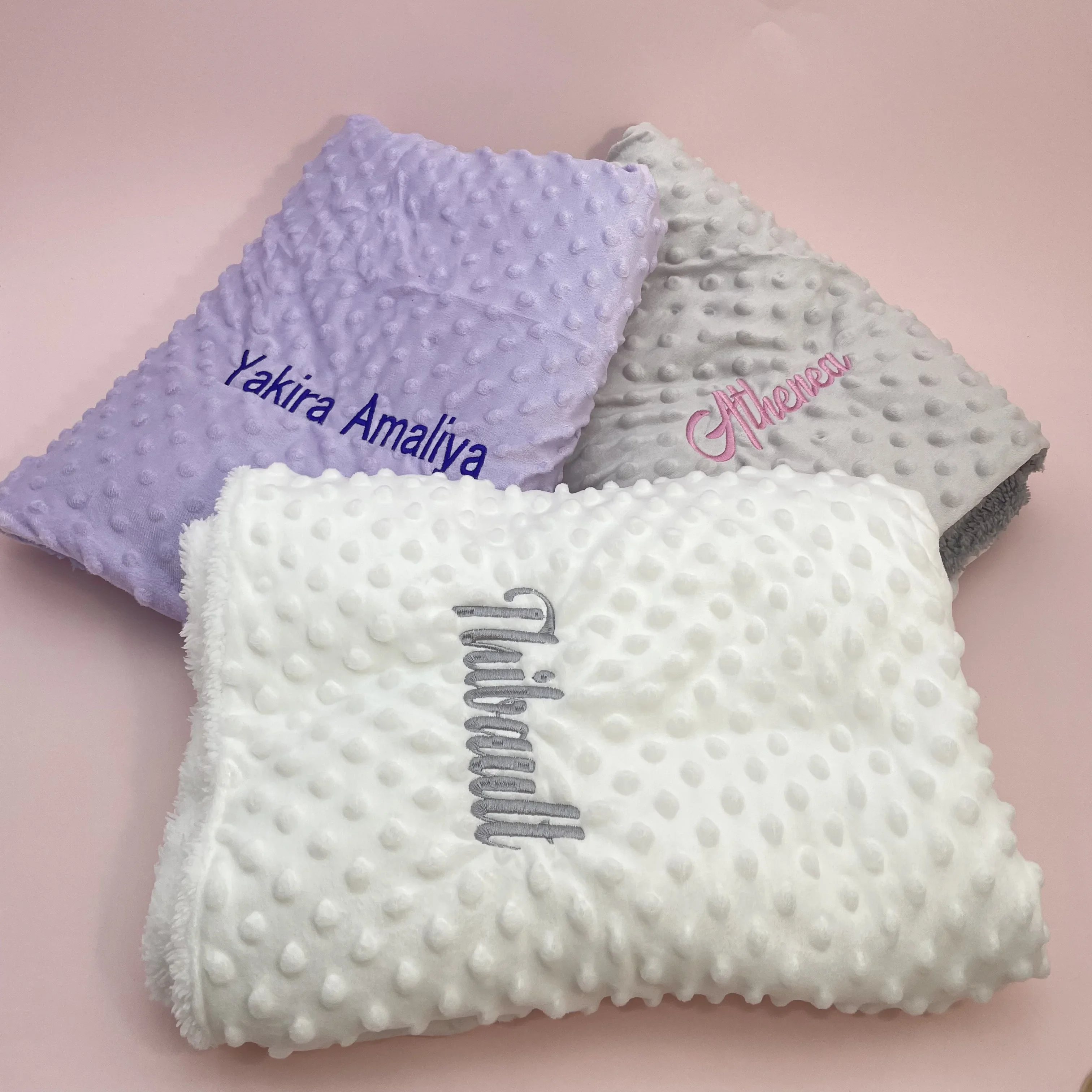 Personalized Baby Blanket Swaddle Newborn Thermal Comfortable Infant Swaddle Wrap Newborn Blankets With Logo Custom Covers Gift