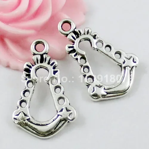 20pcs Metal Zinc Alloy Tibetan Silver N.S.del Rocio Charm Pendant For Necklace DIY Jewelry Accessories 17.5x27mm K01015
