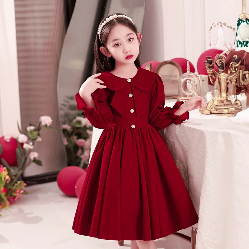 navy blue dress for baby girl Amazon.com: PYSD Tween Girls Dresses Teen Kid Girl Solid Dress Fall Semi  Formal Wedding Long Sleeve Outfits Spring Tie Back Flare Elegant Clothes  Navy Blue Size 8-9 Year Old: Clothing, Shoes & main image 1