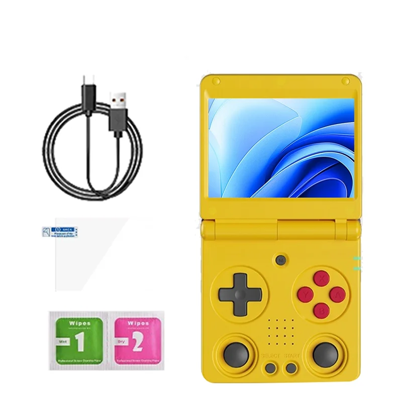 

RG34XXSP Retro Game Console Linux 64Bit 3.4 Inch 64+256G 14000+Games Handheld Game Console Supports 30+ Game Emulators