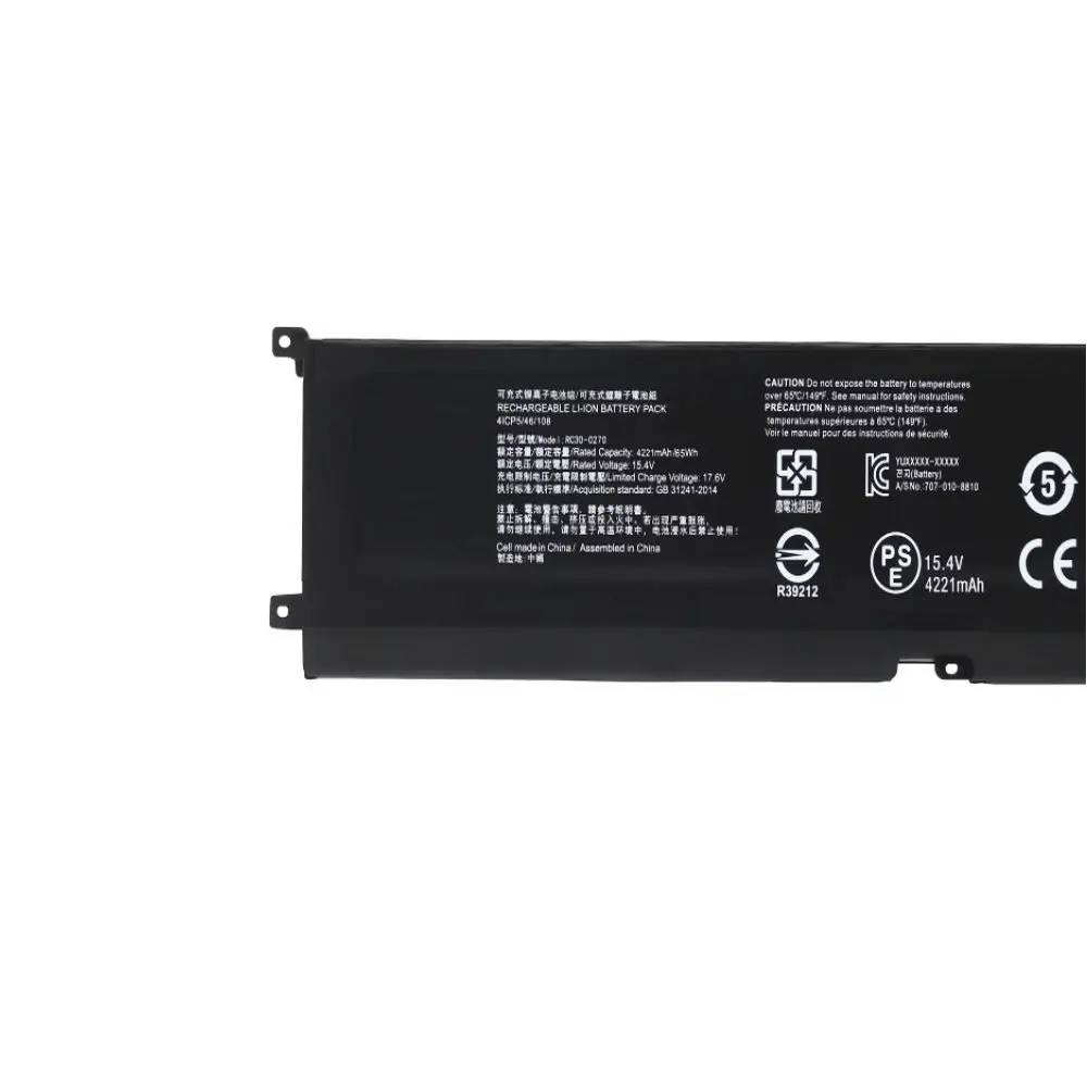 NEW RC30-0270 Laptop Battery For Razer Blade 15 Base Stealth 2018 Series Notebook RZ09-03006 RZ09-0270 RZ09-02705E75-R3U1