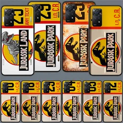 Jurassic Park Plate Phone Case For Redmi 13C 14C Note 14 13 Pro Plus 5G Clear Capa 12 12C 10A 10C 10 9A 9C 9T 9 8 Pro Cover TPU