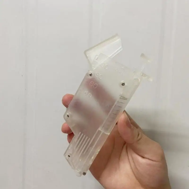 2Pcs 7-8mm Water Gel Ball Magazines 100rd Soft Bullet Gun Accessories Speed Loader Quick Transparent Airsoft Loader Children Toy