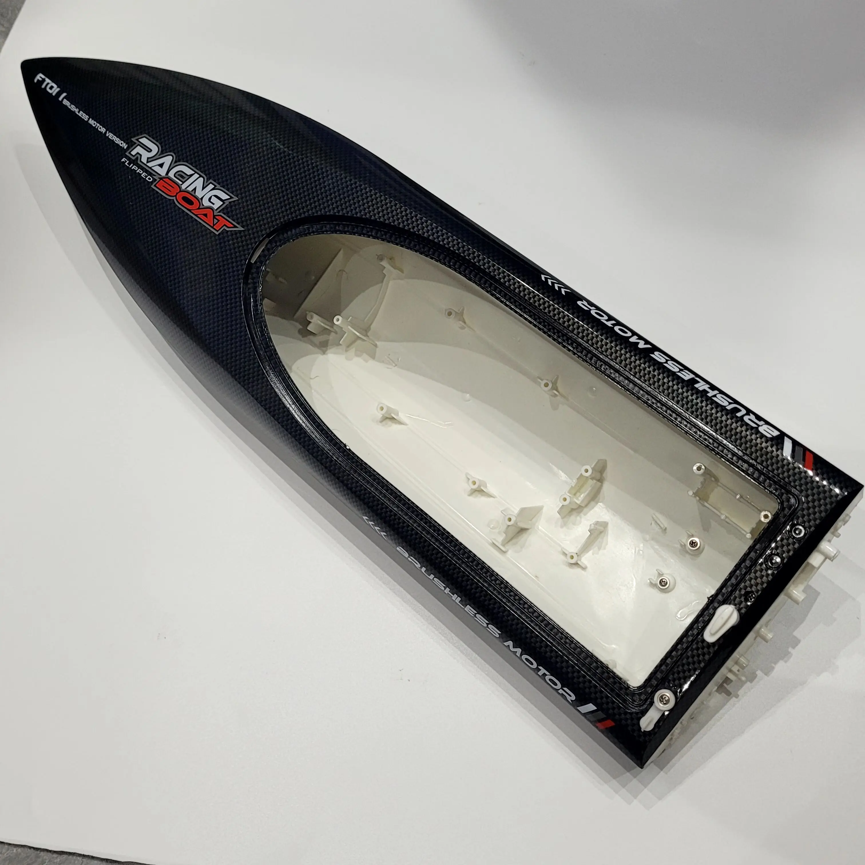 FT011 Body Shell Part Original for Feilun FT011 Brushless Motor Racing Boat Body Frame Accessory Size about 65*12*15cm