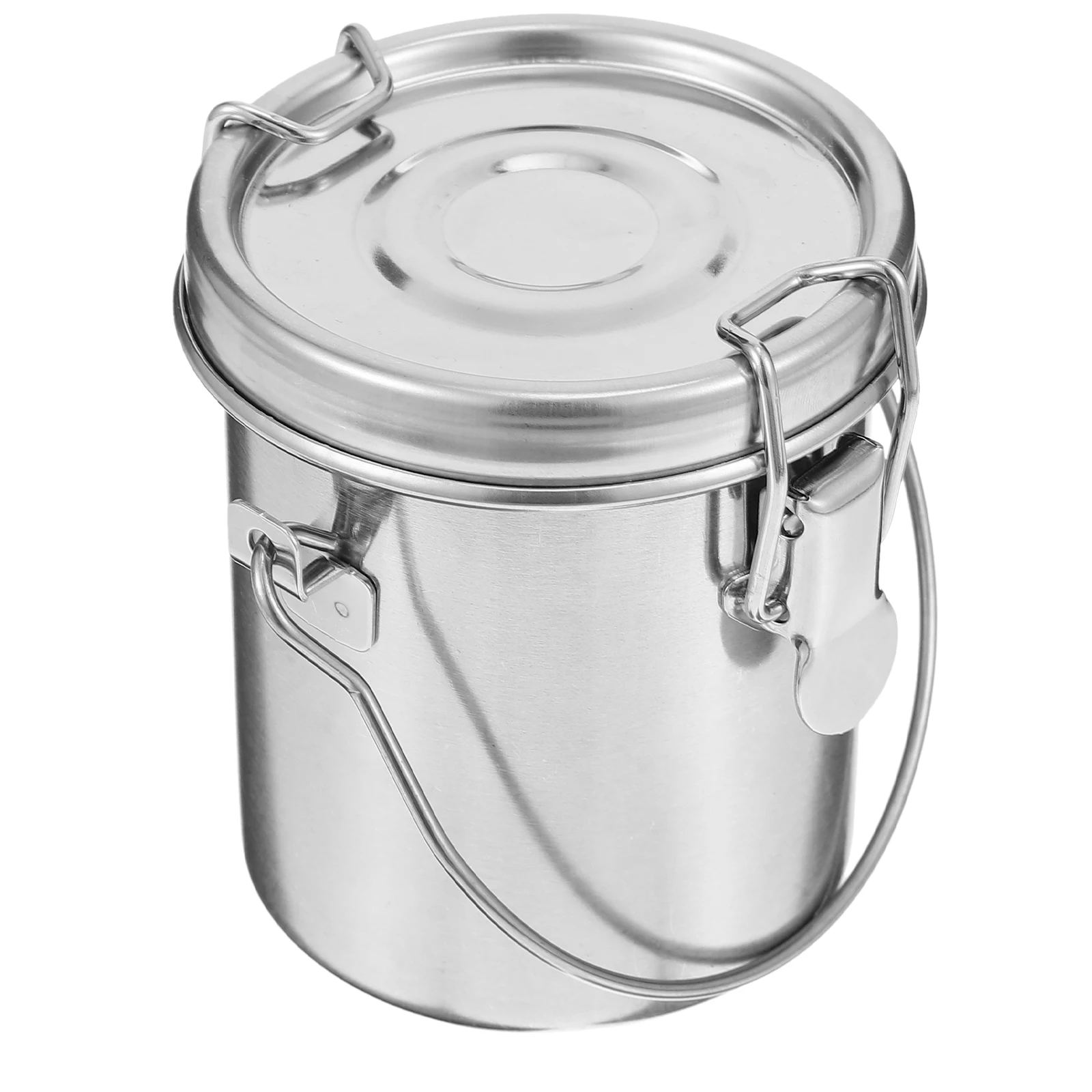 

1pc Painting Oil Pot Stainless Steel Brush Cleaner Detergent Bucket for Artists Students Space Saving