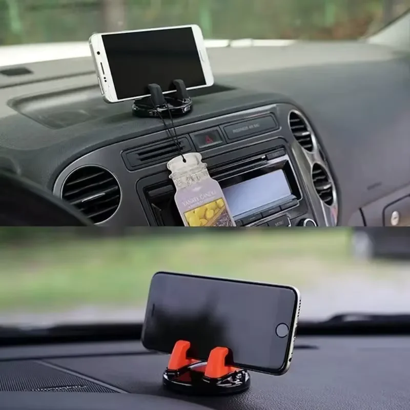 360° Rotatable Mobile Phone Holder Car Bracket Non-Slip GPS Navigation Car Mount Stand Support in Car Universal for All Phones image 2