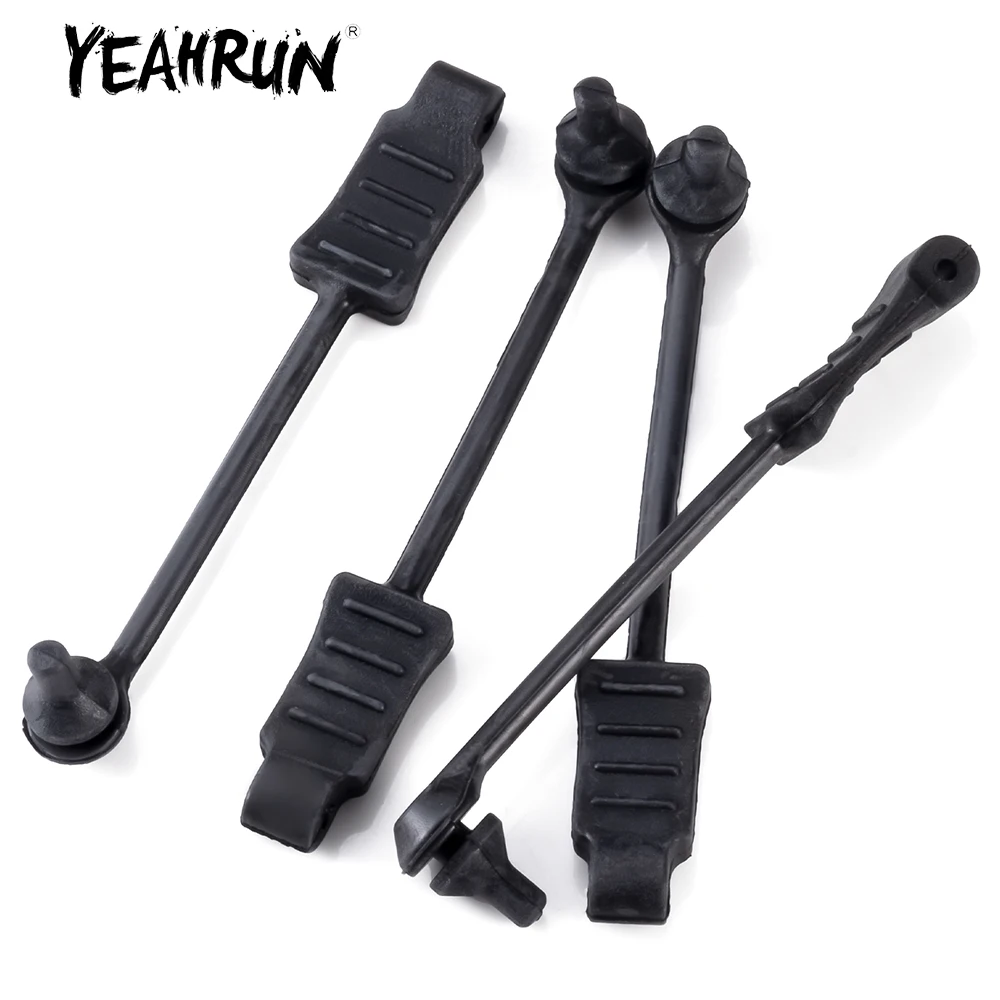 

YEAHRUN 4Pcs Anti-Loss Body Clips R Pins Clip for 1/10 1/8 1/14 1/16 RC Car Body Shell Clips Parts