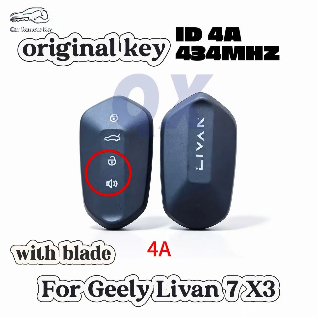 Original Smart Remote Key For Geely Livan 7 X3 3