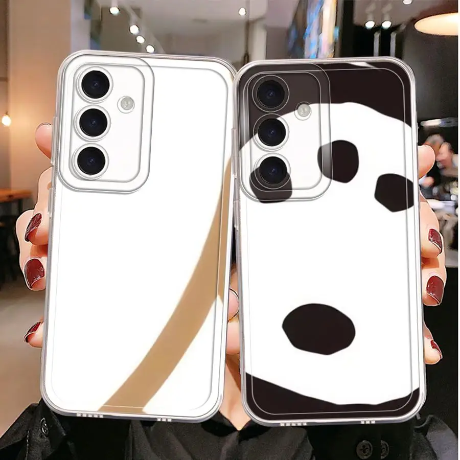 Funda transparente Kawaii Sanrio Cinnamoroll para Samsung Galaxy A54 A72 A05 A50 A03 A73 A06 A55 A56 A52 A50 A51 A71 A04 A53 A31