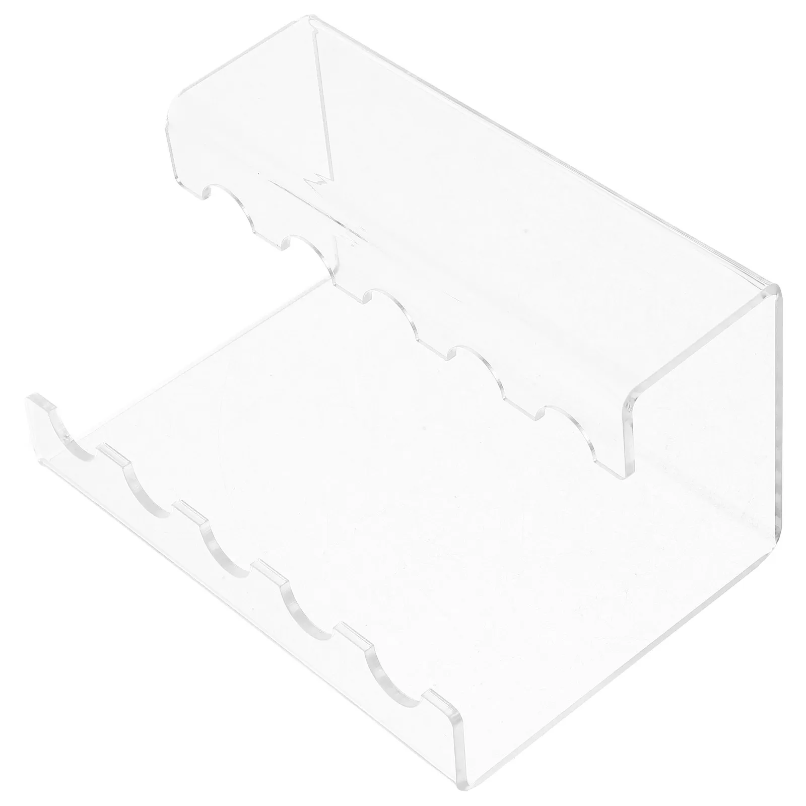 

Clear Acrylic 5-Slot Pen Display Stand Makeup Brush Holder Marker Organizer for Office Home Use Mark Pen Holder