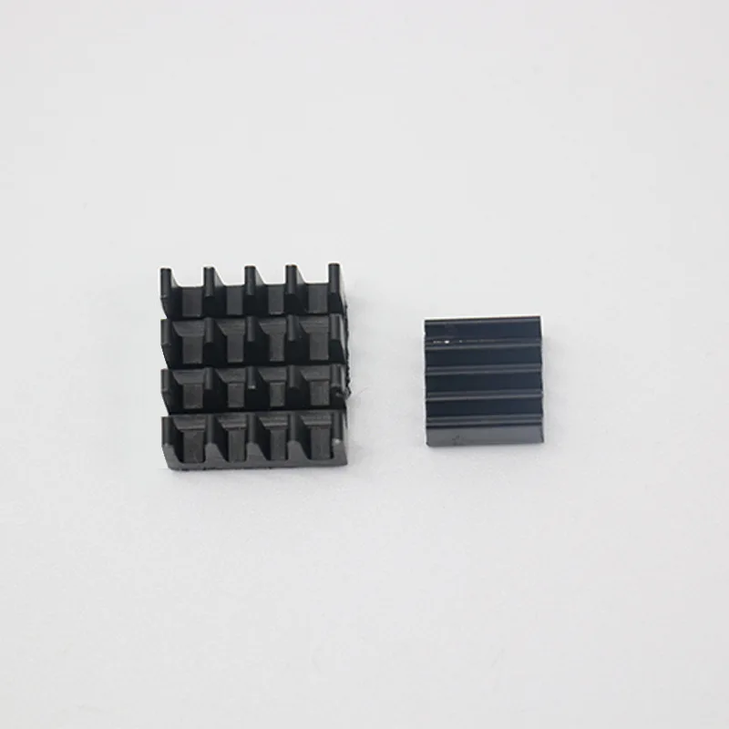 

raspberry pi 3 raspberry pi heat sink, one large and one small black, 2-piece Raspberry PI accessory kit