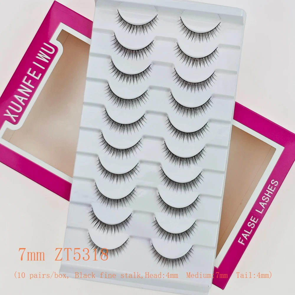 رموش صناعية قصيرة طبيعية من Xuanfeiwu لمظهر طبيعي، مناسبة للارتداء اليومي، صديقة للمبتدئين، رموش ذاتية التطبيق بنفسك #3