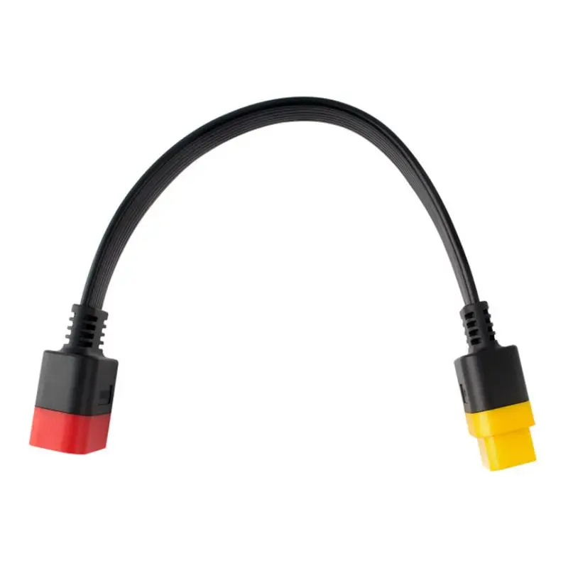 OBD 2 Flat Ribbon Extension Cable Flat Ribbon Cable Full 16pin OBDII Male To Female Cable Full 16Pin Male To Female OBD II Flat