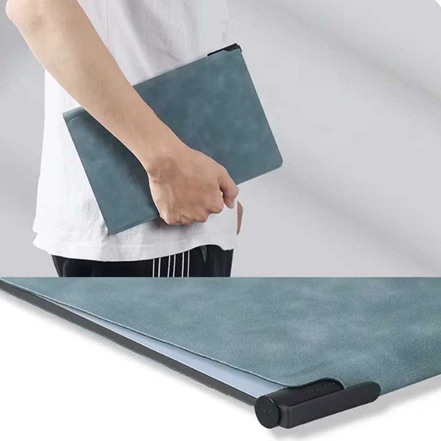 A5 قابلة لإعادة الاستخدام السبورة دفتر مجموعة مع السبورة القلم محو القماش الجلود مذكرة الوسادة مخطط أسبوعي المحمولة مكتب أنيق #4