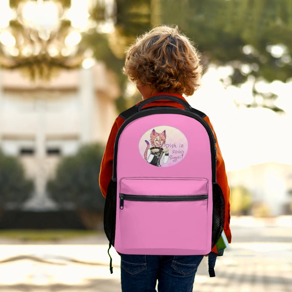 ¡Plato Konyaku Miaoukawa iz Sooo Sugoi! Mochila impermeable de alta capacidad para niños, bolso escolar para portátil de 17 pulgadas, a la moda, novedad