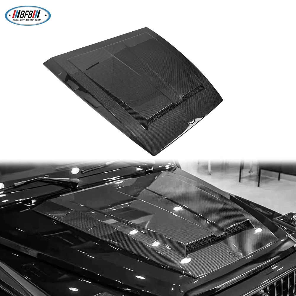 

Dry Carbon Fiber Engine Hood Bonnet Cover For -Benz W464 W463 G63 G500 2019+