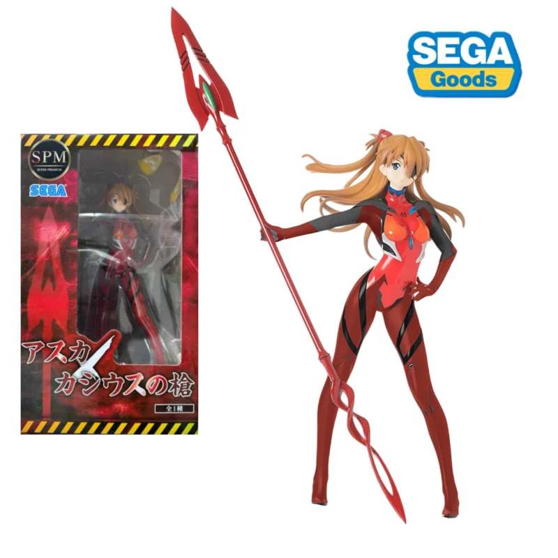 

In Stock Original SEGA EVE SPM Asuka Shikinami Langley Cardius' Spear Anime Figure Model Collection Birthday Present Toy Gifts