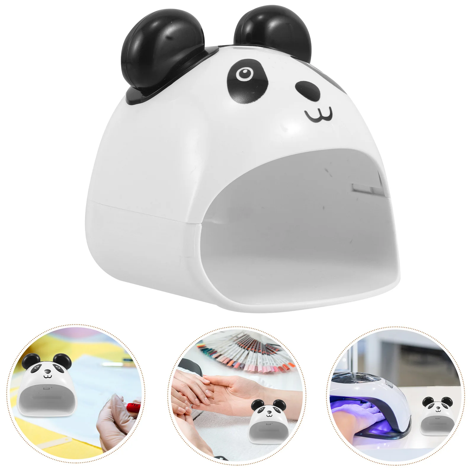 

USB Mini Nail Lamp Handheld Nail Light Gel Nails Polish Dryer Lamp Cute Panda Portable Nail Dryer Nail Curing Machine for Finger