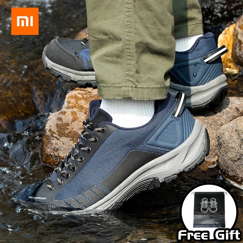 Xiaomi Walk Soul Outdoor Non-slip Men's Hiking Shoes Hiking Shoes Men's Shoes Waterproof Anti-collision Toe Antibacterial Insole