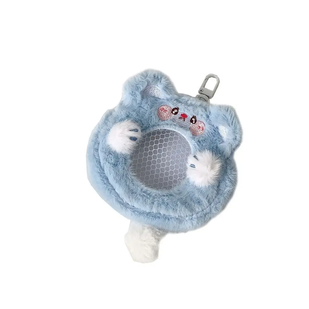 

Lovely Anime Badge Holder Transparent Badge Itabag Animal Cat Cartoon Plush Purse Rabbit Fluffy Badge Display Pendant Display