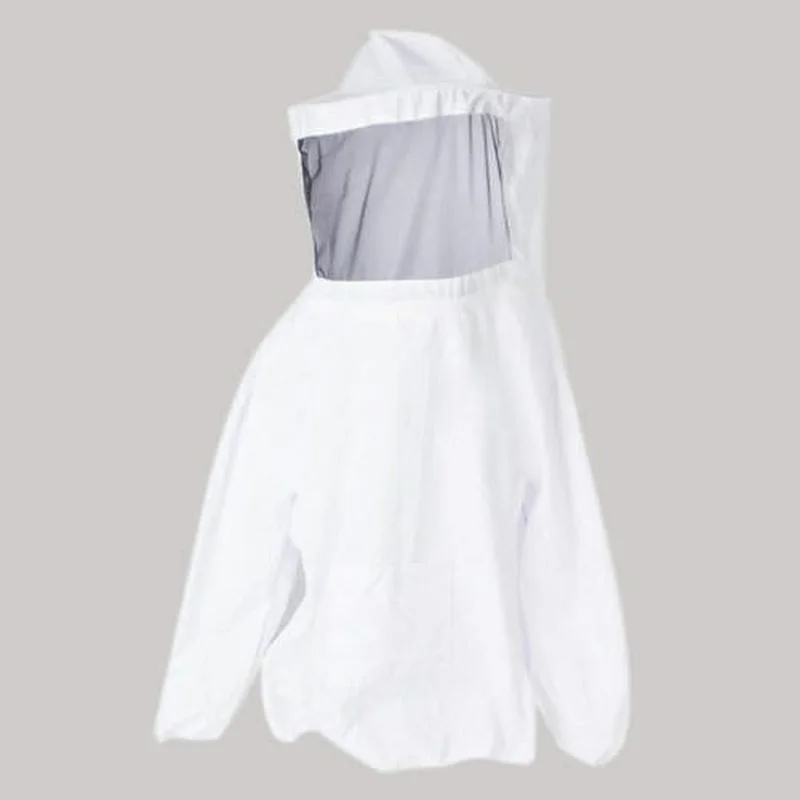 Protective Beekeeping Jacket Veil Smock Equipment BeeKeeping Hat Sleeve Suit