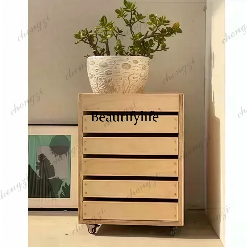 h178Multi-layer drawers, chest cabinets, simple and modern, living room with five buckets against the wall, storage, lockers