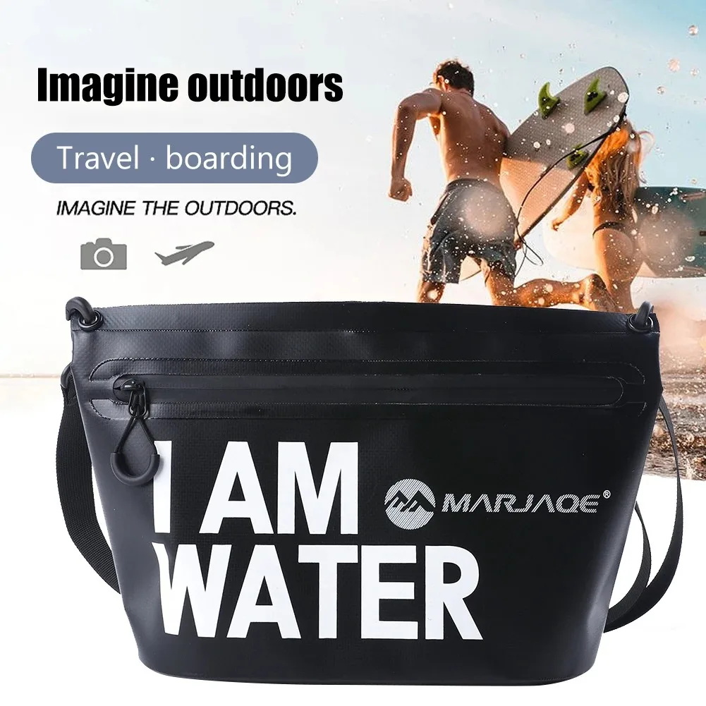 Waterproof Dry Bag Travel Handbag Pack with Zipper Wash Sack Swimming Rafting Kayaking River Trekking Floating Boating Water Bag