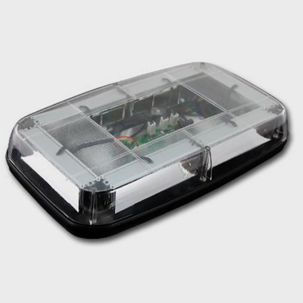 

1Pcs LED Warning Light Flashing Beacon with 7 Modes Magnetic Emergency Light for Car Truck Construction Fog Rain Snow