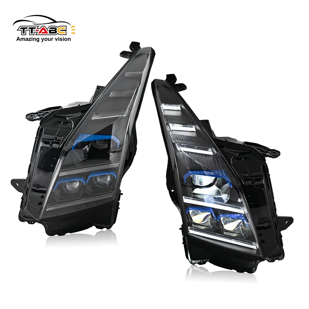 

ATS-A144B Pair of Car Headlight Assembly for Cadillac ATS ATS-L 2013-2019 Head Lamp Car Front Light Plug&Play Auto LED Head Lamp