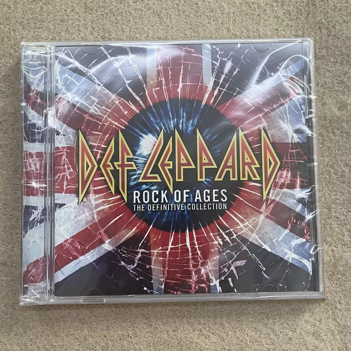 Def Leppard Rock of Ages CD | Definitive Collection Hard Rock Album | British Glam Metal Audio Disc | Classic Hit Tracks Rock CD