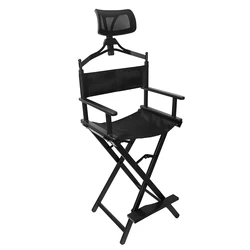 Barbertop Director Chair Aluminum Alloy Folding Professionals Makeup Salon Artist Makeup Chair Outdoor