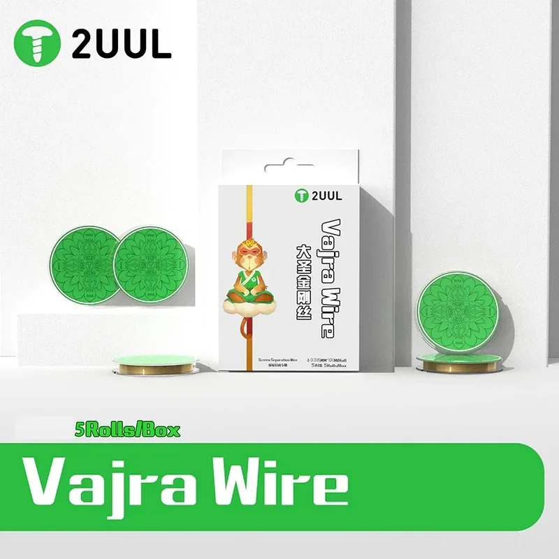 5 шт./коробка 2UUL Vajra разделительный провод для ЖК-экрана 0,035 мм 100 м для изогнутого экрана