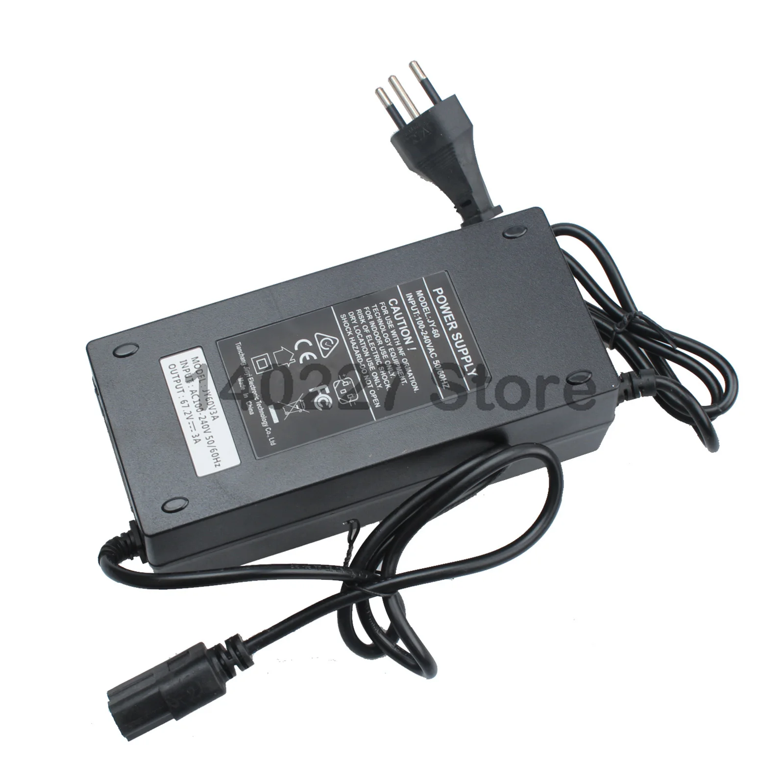 For Citycoco Electric Scooter Battery Charger 67.2V Power Supply 3A Electric Scooter Power Charger