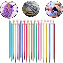 2Pcs/Set 2-8mm Straight Single Pointed Knitting Needles 13.8 Inch Length Knitting Needles For Handmade DIY Knitting