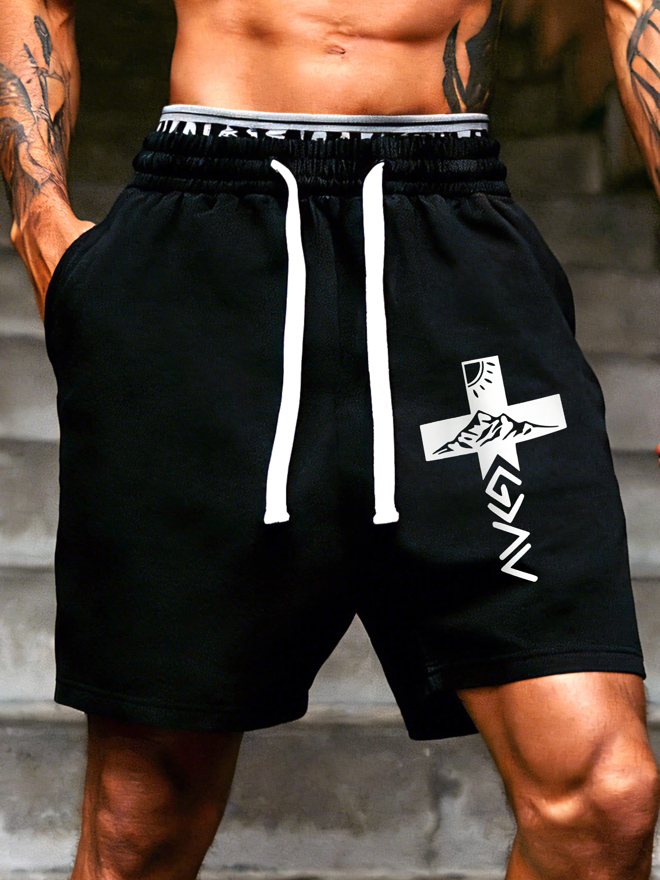 shorts-casuais-de-algodao-para-homens-design-geometrico-fitness-esportes-na-piscina-respiravel-lavavel-na-maquina-tecido-confortavel