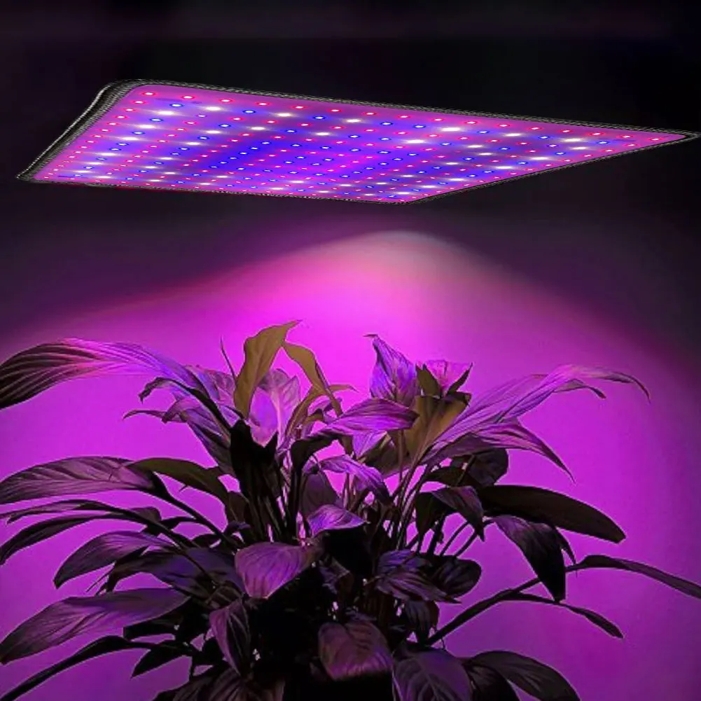 Imagem -04 - Planta Led de Espectro Completo Cresce a Luz Lâmpada Crescente Hidropônica Flor Interior de Phyto Veg Painel Ultrafino 45w 256