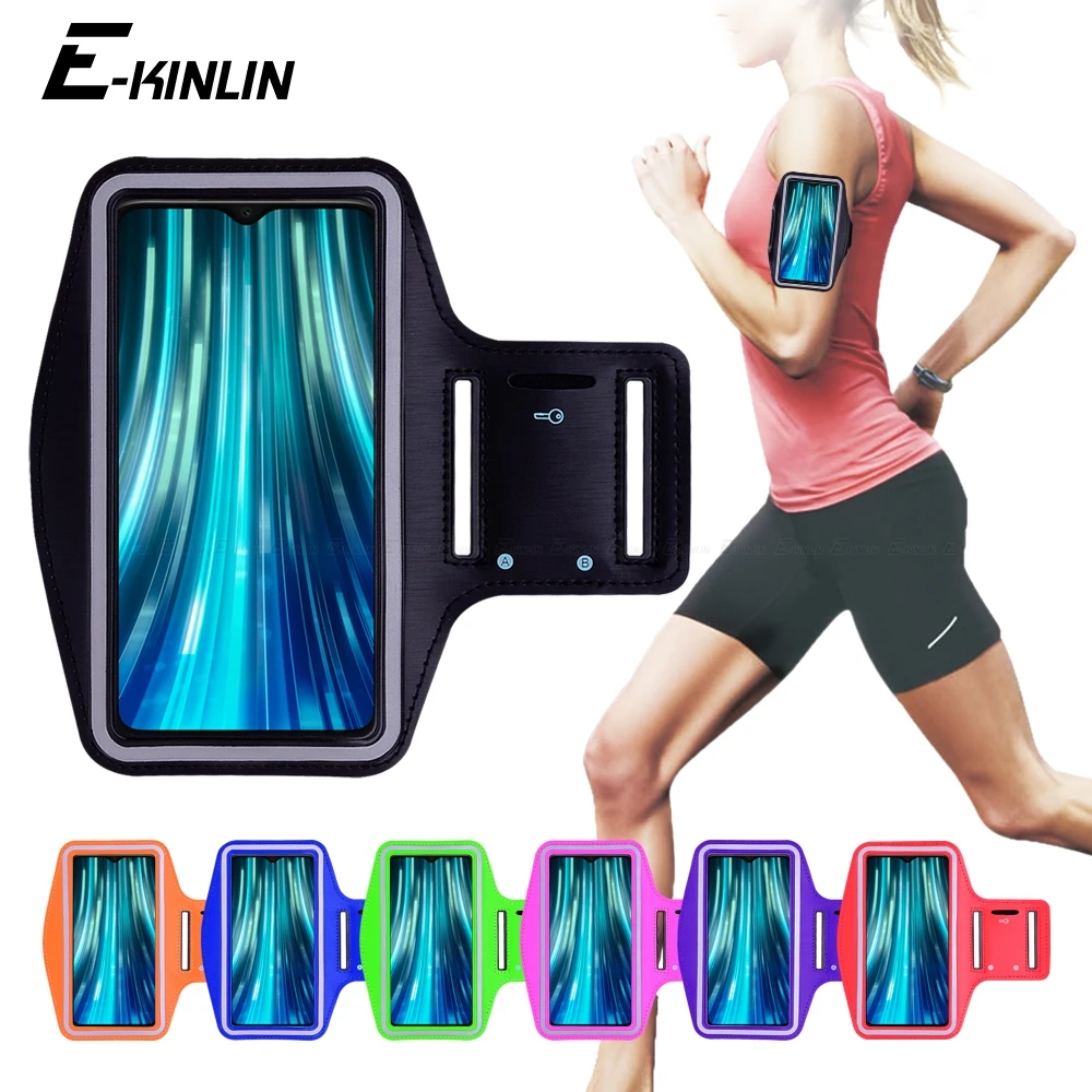 Running Gym Sport Phone holder Bag Cover For Xiaomi Redmi Note 10S 9S 9 8 7 Pro Mi Max 11i 11 10 10T 9T Lite Arm Band Case