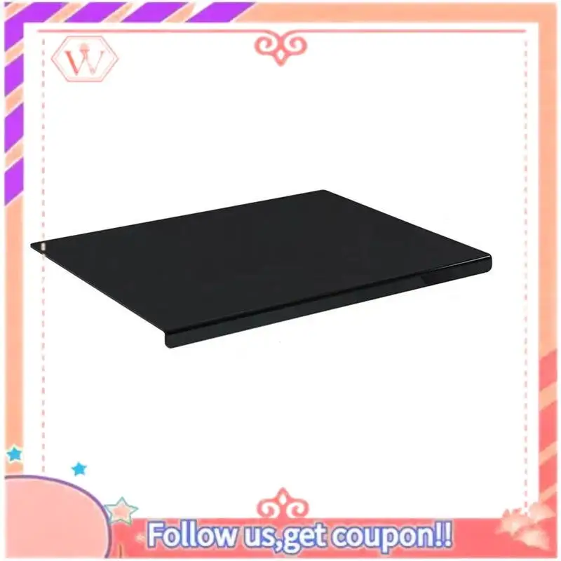 

AT84-Черная акриловая разделочная доска с губкой, размер 17,7X13,7 дюйма, без царапин, кухня, разделочная доска для кухни