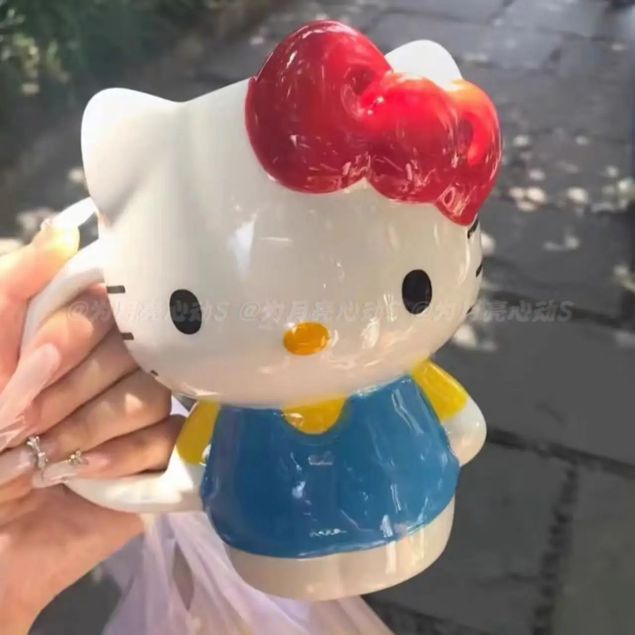 500Ml Sanrio Hello Kitty Cartoon Creative Ceramics Water Cup Cute Milk Kawaii Juice Coffee Girl Mug Children's Birthday Gift