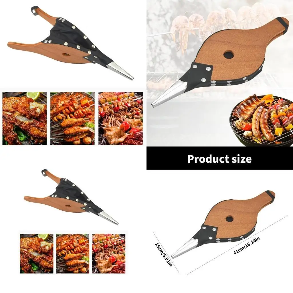 

652F High Efficiency BBQ Blower Easy to Use Fan for Backyard Parties & Beach Cookouts