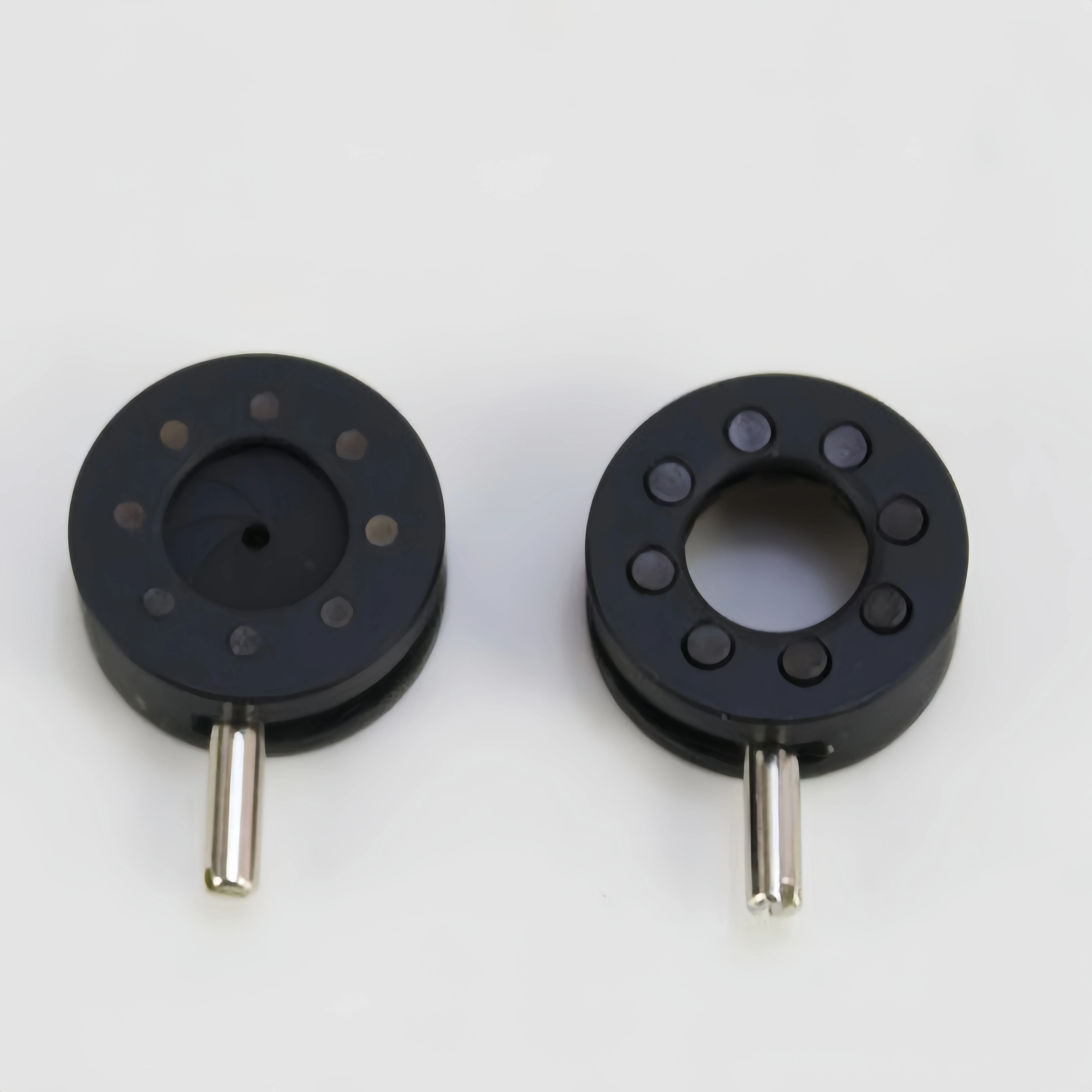 0.3-6mm Mechanical Diaphragm Continuously Variable Iris Integrated Aperture Stop Microscope Camera Laser Optical Light Module