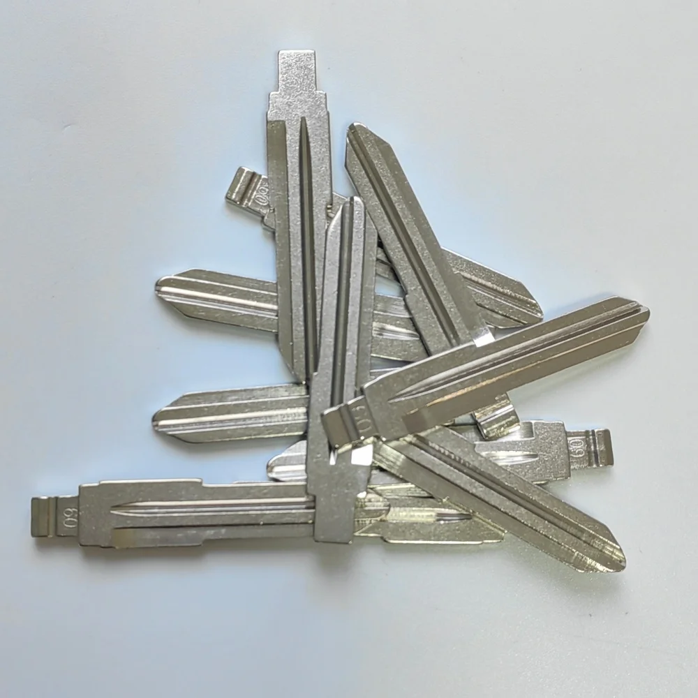10PCS 09# KD Key Blade Lishi MAZ24 Car Key Blank for KD KEYDIY JMD VVDI Flip Remote for Maz Vizi 323. 626. 929