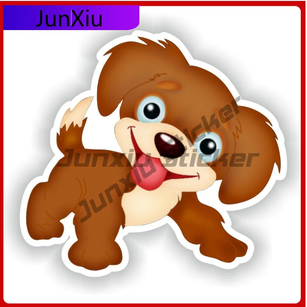 

Cute Dog Cartoon Animals Graffiti Stickers Scratch Cover Vinyl Decals Car Decoration Stickers Suv Refit Decal Accessories Funny