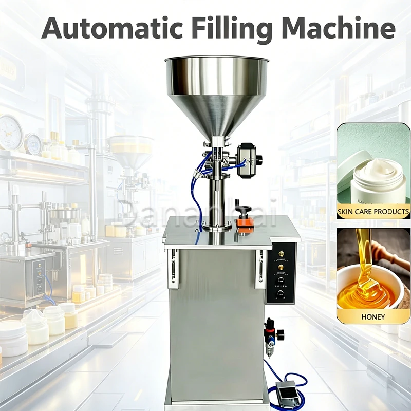 

Pneumatic Fully Automatic Vertical Liquid Filling Machine for Alcohol And Tomato Sauce High Viscosity Applications